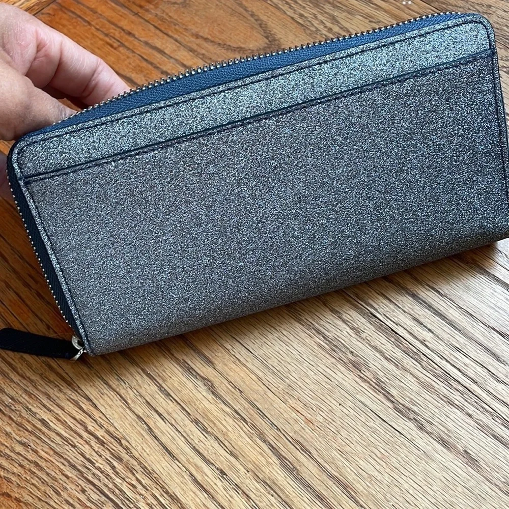 Kate Spade Lola Large Continental Glitter Dusk